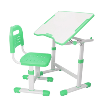 Комплект FunDesk Sole II парта+стілець Зелений (Зелений)