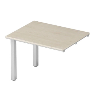 Стол приставной M-Concept Серия Квест K1.06.10 100x80 Серый (Антрацит) фото-1