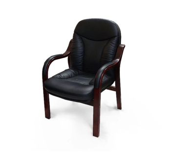 Кресло конференционное Диал Гранд Черный (Черный Палисандр) фото-1