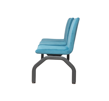Кресло секционное Премьера Палермо 3-местное Синий (ZEUS DELUXE sky) фото-2
