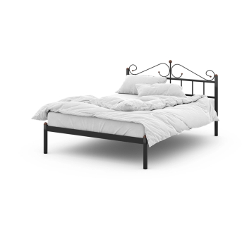 Ліжко Метакам Rosana-1 190x180 Чорний (Чорний матовий) фото-1