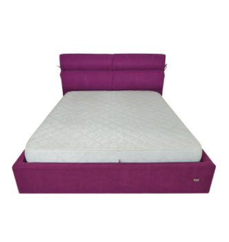 Кровать RICHMAN Эдинбург Комфорт с подъемным механизмом 190(200)x140 Фиолетовый (Флай 2216 Черный) фото-2