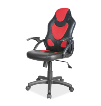 Кресло геймерское Signal Q-100 Красный (Черный/Красный)