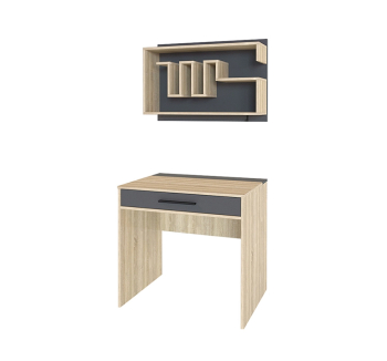Стол для ноутбука Тиса Мебель Стиль-1 80x60 Серый (Серый) фото-1