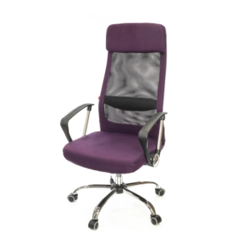 Кресло АКЛАС Гилмор FX СН TILT Фиолетовый (Фиолетовый/Черный) фото-1