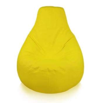 Кресло мешок Starski Galliano 90x90 Желтый (ZEUS DELUXE yellow)