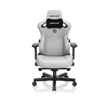 Крісло геймерське Anda Seat Kaiser 3 XL Сірий (Grey Fabric) фото-1