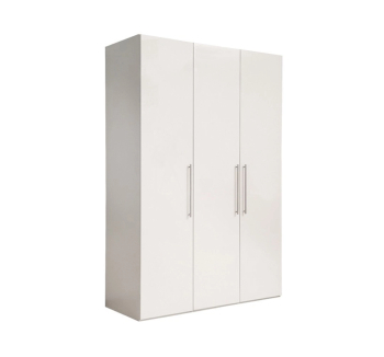 Шкаф гардероб Embawood Глосси 3Д 146.6x59.4x218.6 Белый (Белый) фото-1