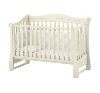 Ліжко для немовлят Верес ЛД18 18.3.1.1 з маятником без шухляди 40.1.0 120x60 Бежевий (Слонова кістка Cлонова кістка) фото-2