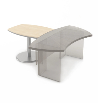 Стол приставной M-Concept Серия Ньюмен N1.06.10 100x80 Бежевый (Берёза полярная) фото-2