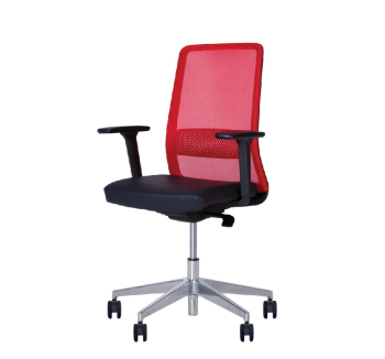 Кресло Новый Стиль Frame R Black SFB AL70 Красный (SM 06) фото-1