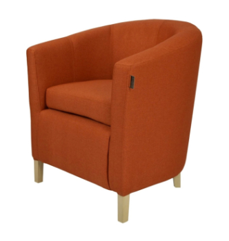 Кресло RICHMAN Бафи 65x65 Оранжевый (Флай 2218) фото-1