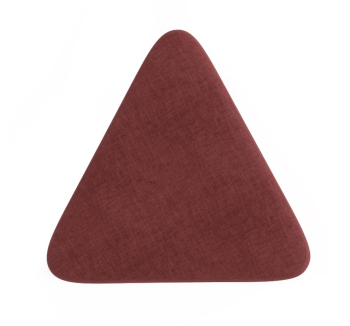 Пуф Wudus треугольный Plump 80x72 Красный (Magic Terracotta Ткань) фото-2