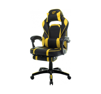 Кресло геймерское GT Racer X-2749-1 Желтый (Черный PU/Жёлтый PU) фото-1