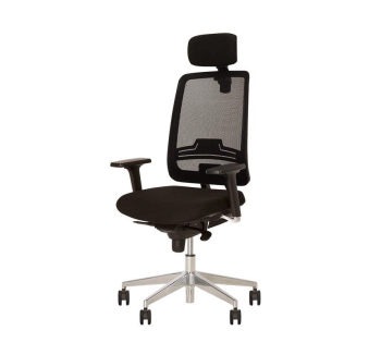 Кресло Новый Стиль Absolute R HR NET BLACK EQA AL70 Черный (CSE 14 OP 24) фото-1