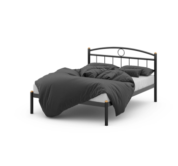 Ліжко Метакам Inga 200x120 Чорний (Чорний матовий) фото-1