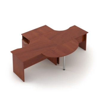 Комплект столів M-Concept Серія Атрибут 7 Червоний (Яблуня Локарно) фото-1