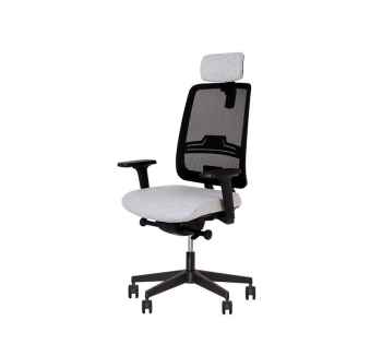 Кресло Новый Стиль Absolute R HR NET BLACK EQA PL70 RN Фиолетовый (CN-204) фото-1