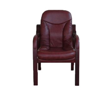 Кресло конференционное Диал Гранд Красный (Вишневый Палисандр) фото-2