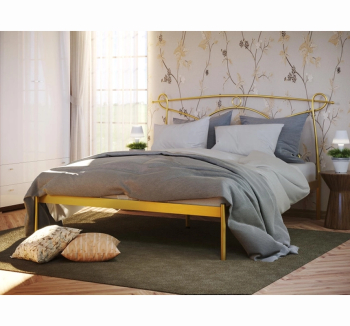 Ліжко Метакам Florence-1 190x160 Жовтий (Золото)