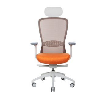 Кресло Kreslalux In-point light grey (без подголовника) Оранжевый (M63013 MARIGOLD LN07) фото-2