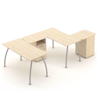 Комплект столов M-Concept Серия Техно-Плюс 25 Коричневый (Орех стандарт) фото-2