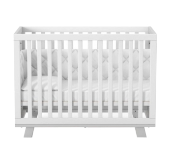 Ліжко для немовлят Верес Манхеттен ЛД1 1.1.70.32 з маятником 40.14.0.06 120x60 Білий (Білий/Сірий Білий) фото-2