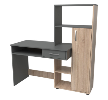 Стол для ноутбука NIKA Мебель Минивайт 34/1300 стандартный 130x50 Коричневый (Делано темный)