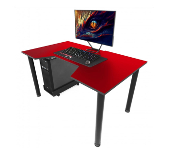 Стол геймерский ZEUS Gamer-3 120x80 Красный (Красный Черный) фото-1