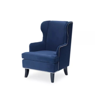 Крісло DLS Ліанор-1 71x80 Синій (Флай 2227 Морений дуб) фото-1