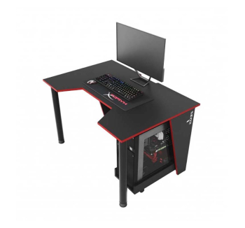 Стол геймерский ZEUS Gamer-1 120x80 Черный (Черный Красный) фото-1