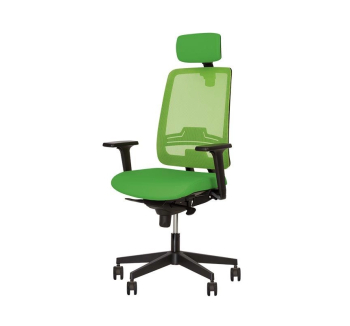 Кресло Новый Стиль Absolute R HR NET BLACK WA ES PL70 RN Зеленый (CUZ 53) фото-1