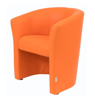 Кресло RICHMAN Бум 65x65 Оранжевый (Флай 2218)