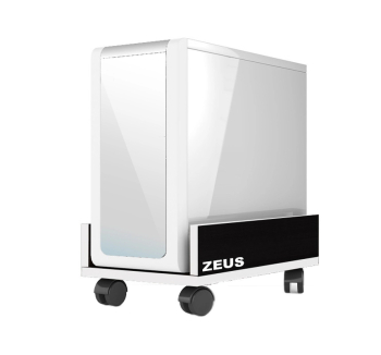 Подставка под системный блок ZEUS Comp 30x45x16.8 Черный (Черный Белый)