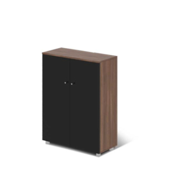 Шкаф гардероб M-Concept Серия Глосс G5.00.12+G4.10.02.G 89x40x117 Серый (Древесина графит (в))