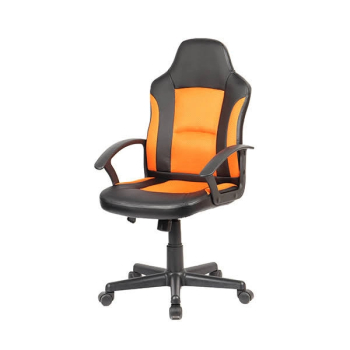 Кресло геймерское GoodWin Tifton Черный (Черный PU Оранжевый) фото-1