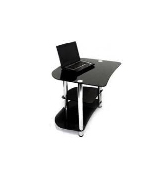 Стол для ноутбука Скло-М Р-2 80x73 Бежевый (Темно-бежевый RAL 1019)