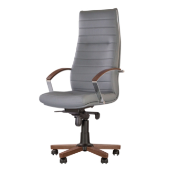 Кресло Новый Стиль Iris wood MPD EX4 Серый (ECO 70 1.031) фото-1