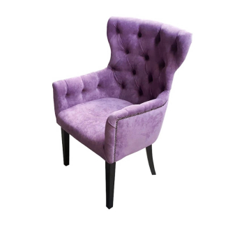 Кресло MegaStyle Murphy chair Фиолетовый (Аляска Bell Flowers Золото Венге) фото-1