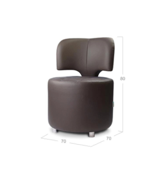 Кресло DLS Рондо-1-70 70x70 Фиолетовый (LEROY 318) фото-2