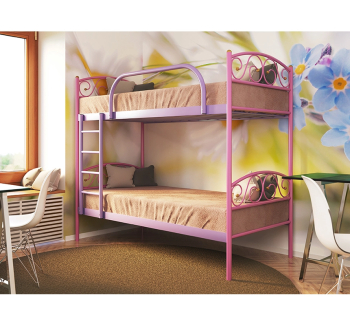 Ліжко дитяче Метакам Verona Duo 200x80 Рожевий (Рожевий) фото-2