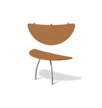Стол приставной M-Concept Серия Техно-Плюс T1.06.14 144x65 Красный (Яблоня Локарно) фото-1