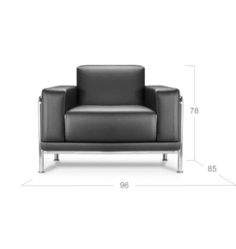 Кресло DLS Геллери-1-КС 96x85 Оранжевый (ALPHA 2303-05) фото-2