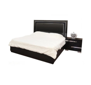 Ліжко Світ меблів 2-сп Екстаза з підйомним механізмом 200x160 Чорний (Чорний лак)