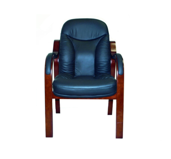 Кресло конференционное Диал Гранд Черный (Черный Палисандр) фото-2