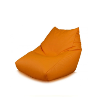 Кресло мешок Starski Foxy 70x70 Оранжевый (ZEUS DELUXE orange) фото-1