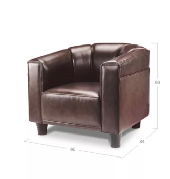 Кресло DLS Проект-1 90x84 (ZEUS DELUXE black Черный) фото-2