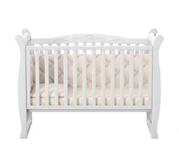 Кровать для новорожденных Верес ЛД15 15.3.1.1 120x60 Белый (Белый) фото-2