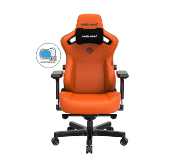 Кресло геймерское Anda Seat Kaiser 3 XL Оранжевый (Orange) фото-2