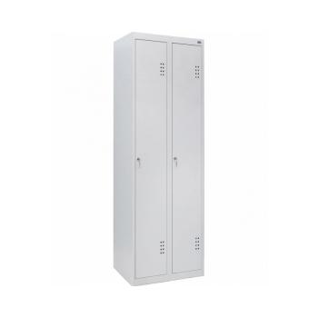 Шкаф гардероб УХЛ-МАШ ШО-300/2 60x50x180 Серый (RAL 7035) фото-1
